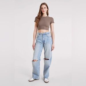 NWT Nuuds ribbed baby tee